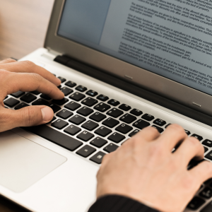 Rédaction web ordinateur